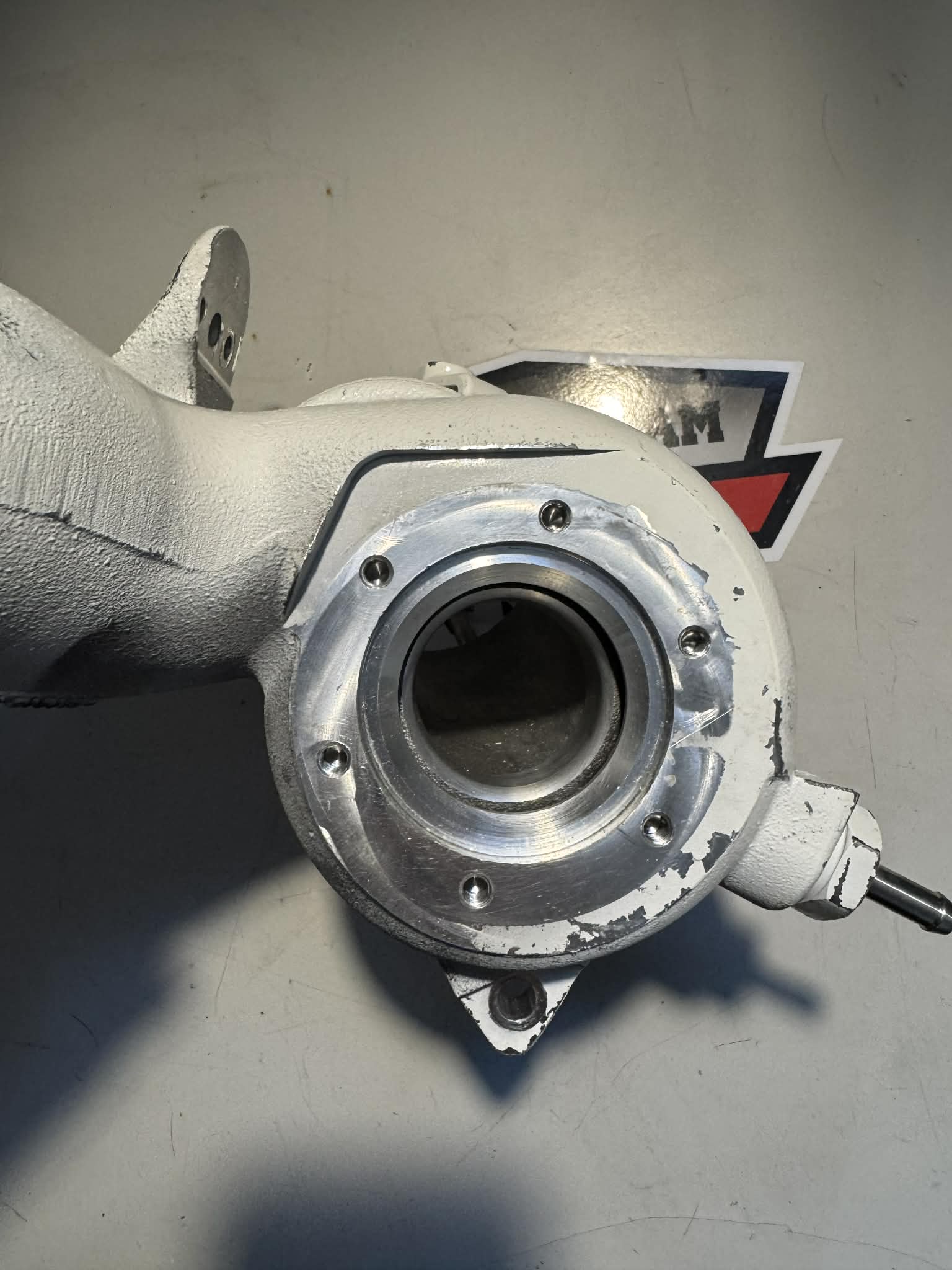 Textron / Weber MPE-850 Marine Exhaust Manifold whit Turbo Core